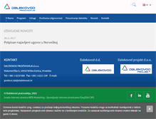 Tablet Screenshot of dalekovod-proizvodnja.com